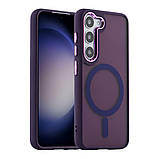 Чохол TPU+PC Space Magnetic Color with Magsafe для Samsung Galaxy S23 5G (S911), фото 3