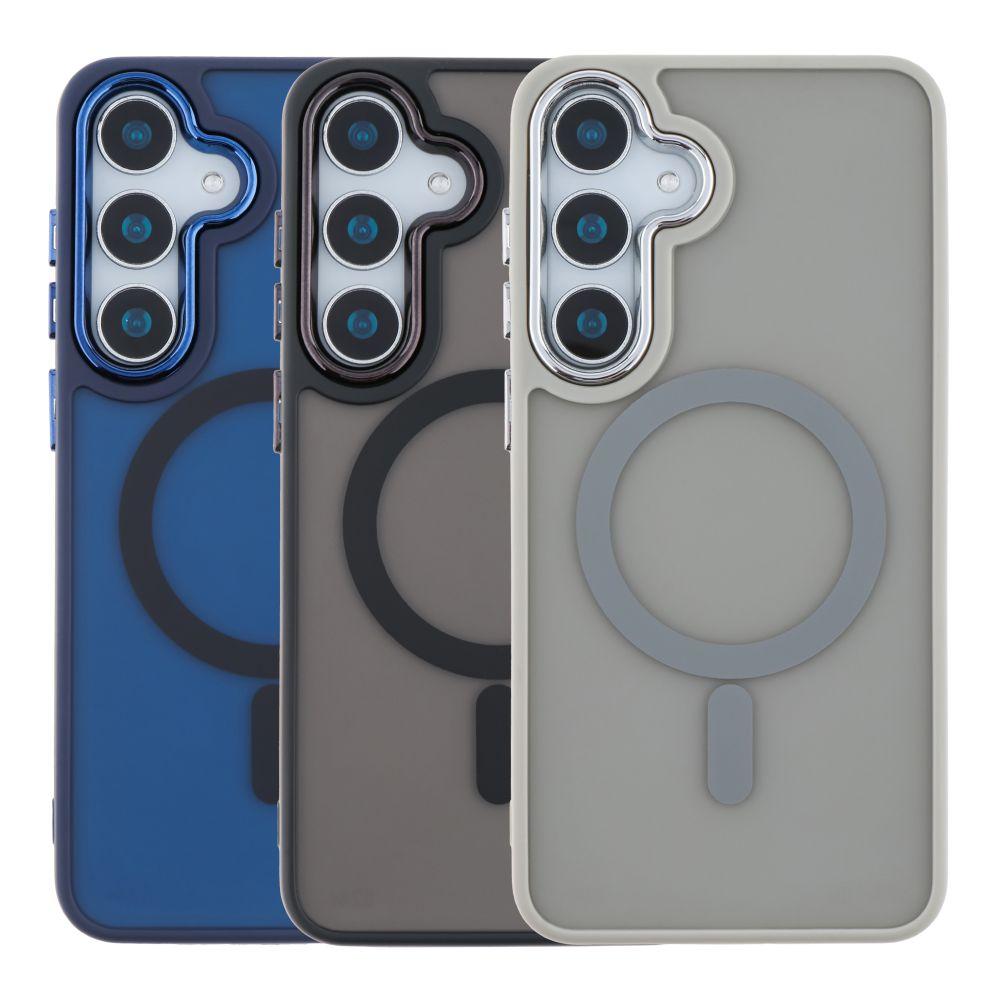 Чохол TPU+PC Space Magnetic Color with Magsafe для Samsung Galaxy S25+ 5G (S936), фото 1