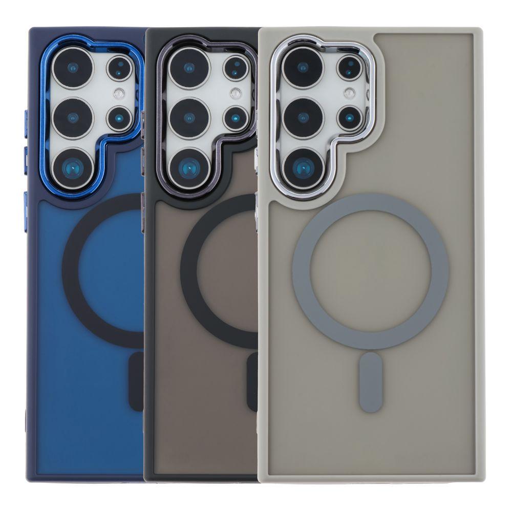 Чохол TPU+PC Space Magnetic Color with Magsafe для Samsung Galaxy S25 Ultra 5G (S938), фото 1