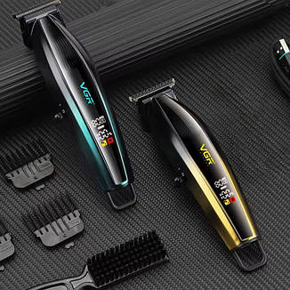Професійний тример для стрижки та окантовки VGR Professional Gold (V-974-GO), фото 2
