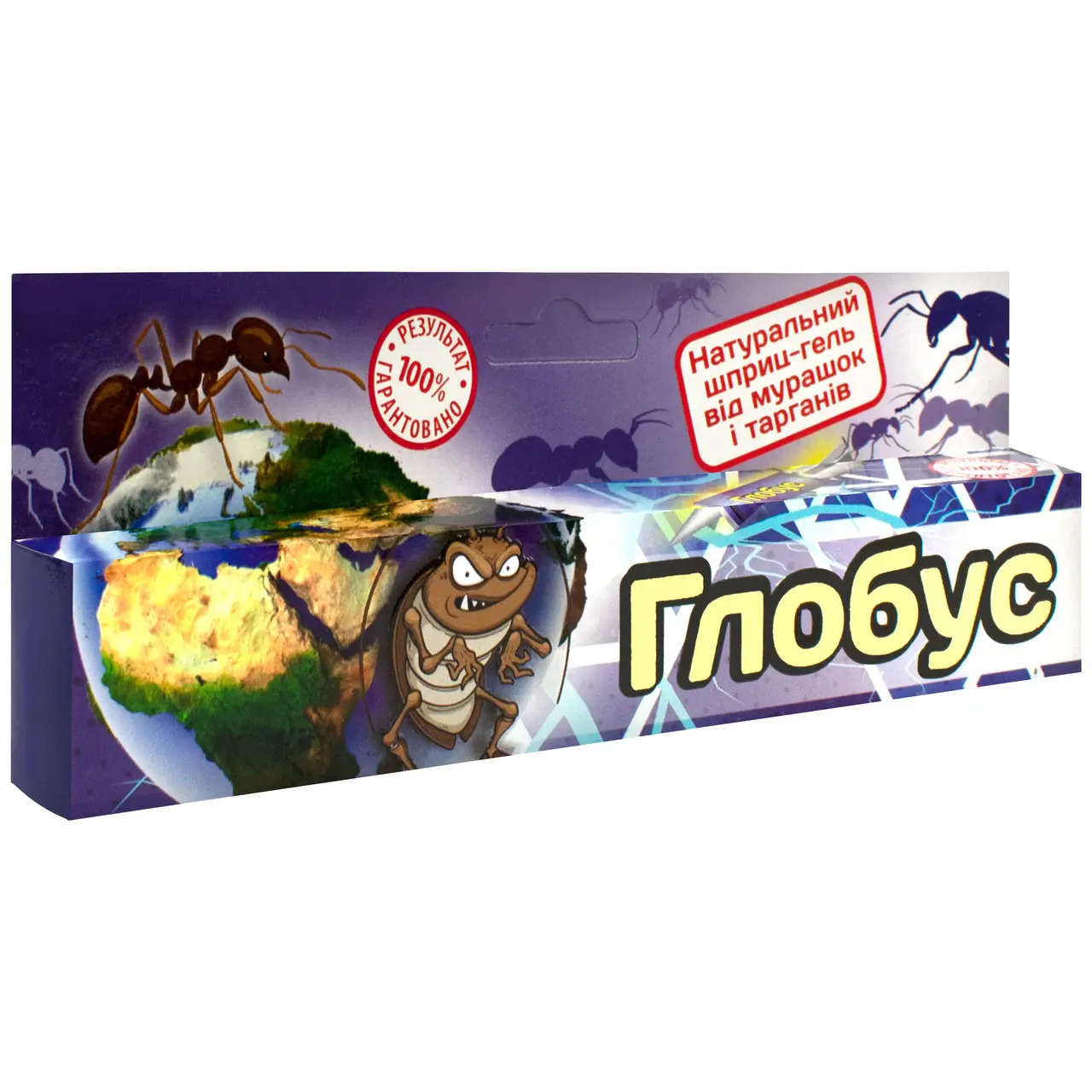 Інсектицид Глобус шприц-гель від тарганів і мурах 30 г, 65 штук в ящику