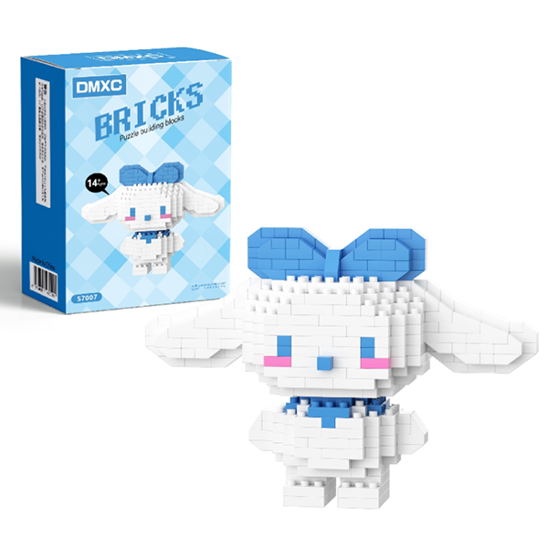 Конструктор BRICKS "Мультгерої" Hello Kitty Сіннаморолл, 3D конструктор 100 мм