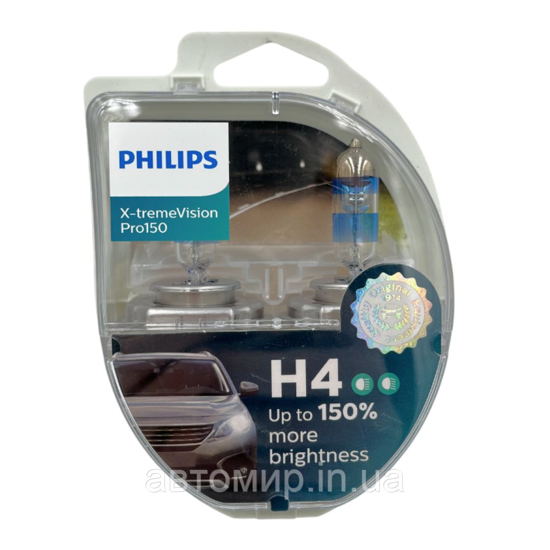 Галогенні лампи PHILIPS RacingVision +150% H4