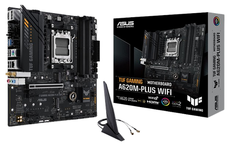 Материнcька плата ASUS A620M-F GAMING WIFI Socket AM5, фото 1