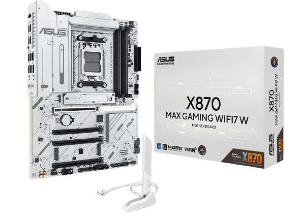 Материнcька плата ASUS X870 MAX GAMING WIFI7 White Socket AM5