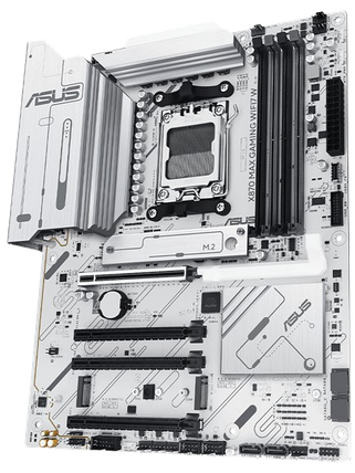 Материнcька плата ASUS X870 MAX GAMING WIFI7 White Socket AM5, фото 3