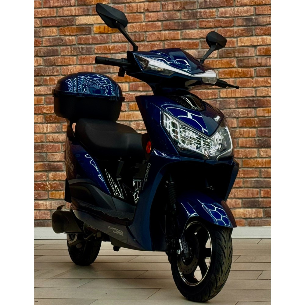 Електричний мопед Corso Aviator 1500w-72Вт-23Ah шини 10"-10" купити в інтернет-магазині