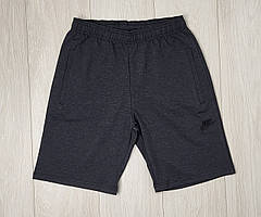 Чоловічі трикотажні шорти Сірий. Шорти чоловічі спортивні з кишенями 46-54р.