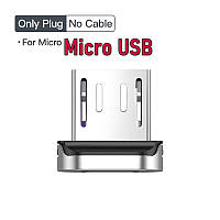 Конектор Micro USB 3А для магнітного кабелю швидкої зарядки Kuulaa KL-X25, Baseus, Topk, Essager