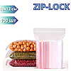 Зіп пакети 100x120 мм 100 шт пакети з замком Zip-Lock, фото 2
