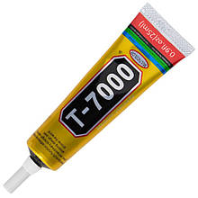 Клей силіконовий Suxun T-7000 / T7000 універсальний / герметик / з дозатором 25 мл чорний