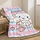 Плюшевий плед ковдра покривало Сіннаморолл Куромі Sanrio Cinnamoroll, фото 3