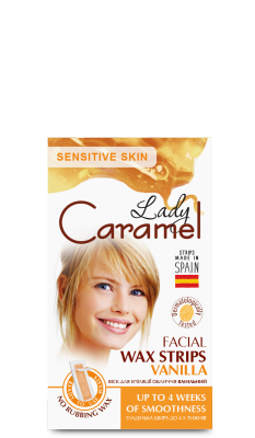 Віск для депіляції обличчя Lady Caramel Ванільний 12 шт