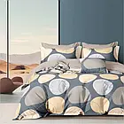 Комплект постільної білизни сатин твил Вілюта євро розмір 756