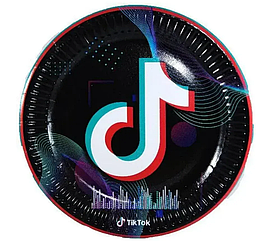Набір тарілок 10 штук "Тік Ток", 18см