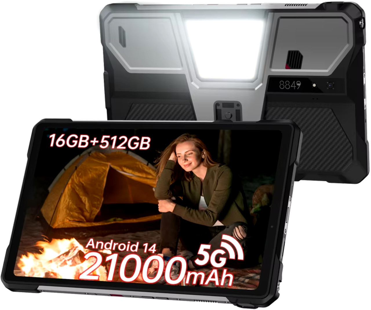 Планшет Unihertz 8849 Tank Pad 16/512GB Black, фото 1