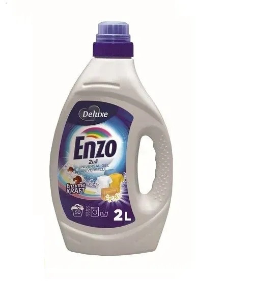 Гель для прання Deluxe Enzo 2 в 1 Universal 2 л 50 прань, фото 1