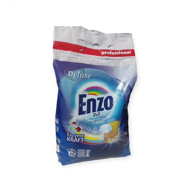 Пральний порошок Deluxe Enzo 2 в 1 Universal 2.45 кг 35 прань