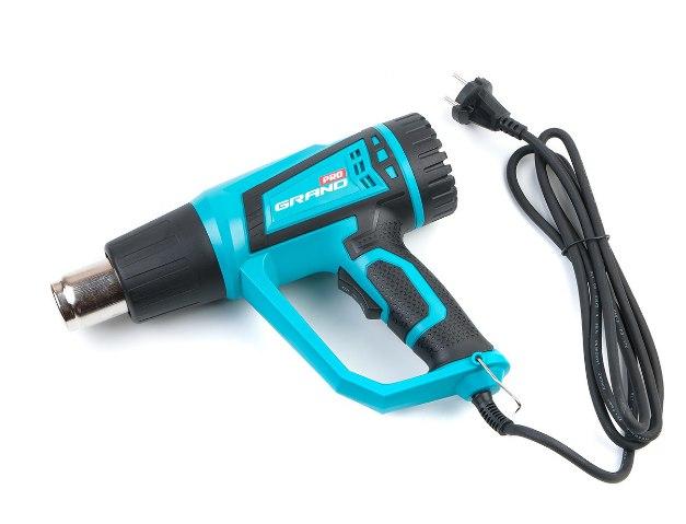 Технічний фен 2 ступеня нагріву Grand ФП-2500 PROF для зняття старої фарби, Якісний будівельний фен TOOL 23, фото 1