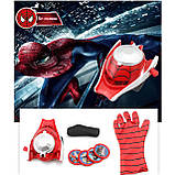 Рукавичка Людини Павука з дискометом (4 диски). Рукавички Spiderman. Рукавичка супергероя, фото 5