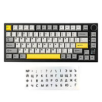 Клавіатура безпровідна AJAZZ Ak820 Pro 75%Чорна