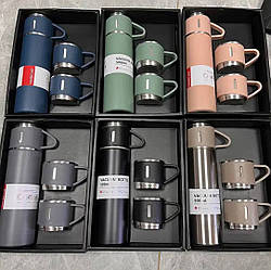 Термос із чашками 500 мл із вакуумною ізоляцією на 3 чашки