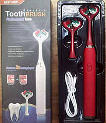 Електрична ультразвукова зубна щітка Tooth Brush на 3 режими з подвійною головкою