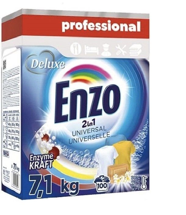 Пральний порошок Deluxe Enzo 2 в 1 Universal 7.1 кг 100 прань