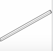 Злизувач внутрішній бархатка двері задньої правий Nissan Ariya (22-) 82834-5MP0A, фото 4