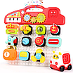 Бізіборд для малюків Розвивальна дитяча дошка монтессорі і машинка конструктор шестерні брязкальця світло звук, фото 4