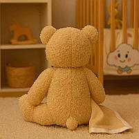 Знижка!!! Інтерактивна іграшка "Веселі хованки" — бежевий ведмедик, 27 см, з українськими фразами (1), фото 5