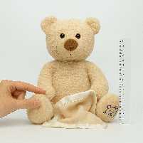 Знижка!!! Інтерактивна іграшка "Веселі хованки" — бежевий ведмедик, 27 см, з українськими фразами (1), фото 6