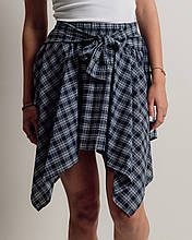 Спідниця-шорти у клітку 4000 синя