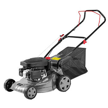 Газонокосарка бензинова GRAPHITE 1.8к.с. 40см 45л 25-65мм 19.5кг