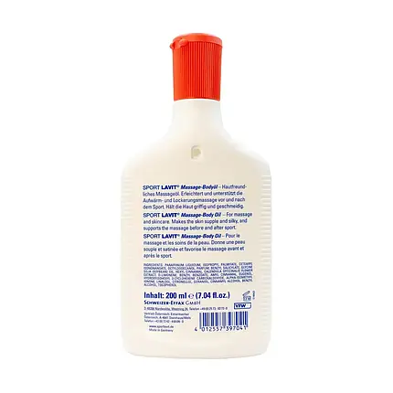 Олія масажна Sport Lavit Bodyoil 200ml, фото 3