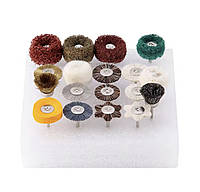 Зуботехнический набор головок, полиров 18шт, набор зуботехнических полиров, полиры для зубов.