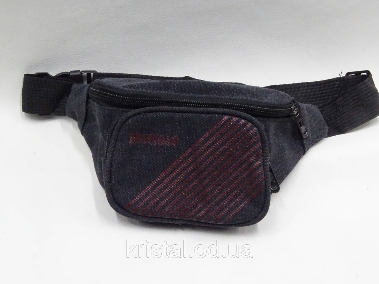 Брезентова сумка-бананка на пояс гуртом 12*14 см. серії "Bag Fon`s" №08101, фото 1