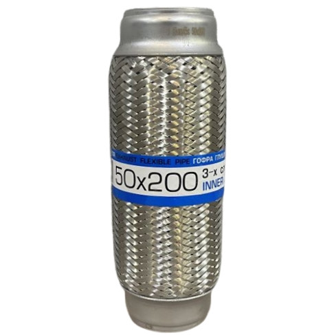 Гофра глушника 3-шарова 50x200