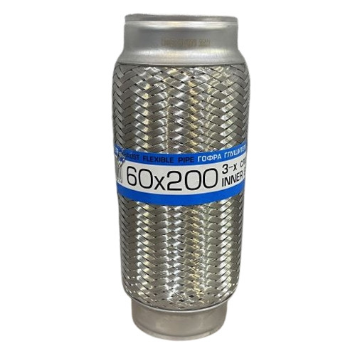 Гофра глушника 3-шарова 60x200