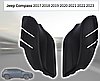 Накладки повітрозабірника Jeep Compass (решітки лобового скла) на Джип Компас 2017-2023 комплект, фото 7