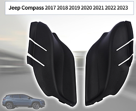 Накладки повітрозабірника Jeep Compass (решітки лобового скла) на Джип Компас 2017-2023 комплект
