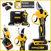 Секатор аккумуляторный DeWalt DCMPPS69P2 (36V, 5Ah) Бесщеточный АКБ секатор Девольт для сада qr