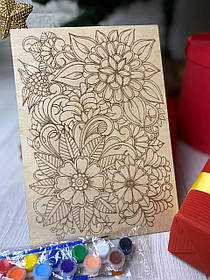 Розмальовка мандала/квіти