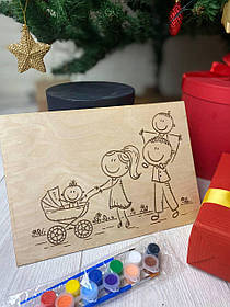 Розмальовка сімʼя