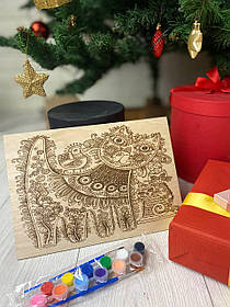 Розмальовка котик