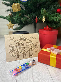 Розмальовка сімʼя