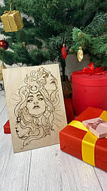 Розмальовка дівчата/змія