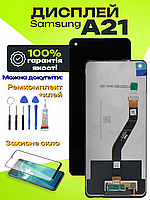 Дисплей Samsung A21 оригінальної якості, екран оригінал на Самсунг А21