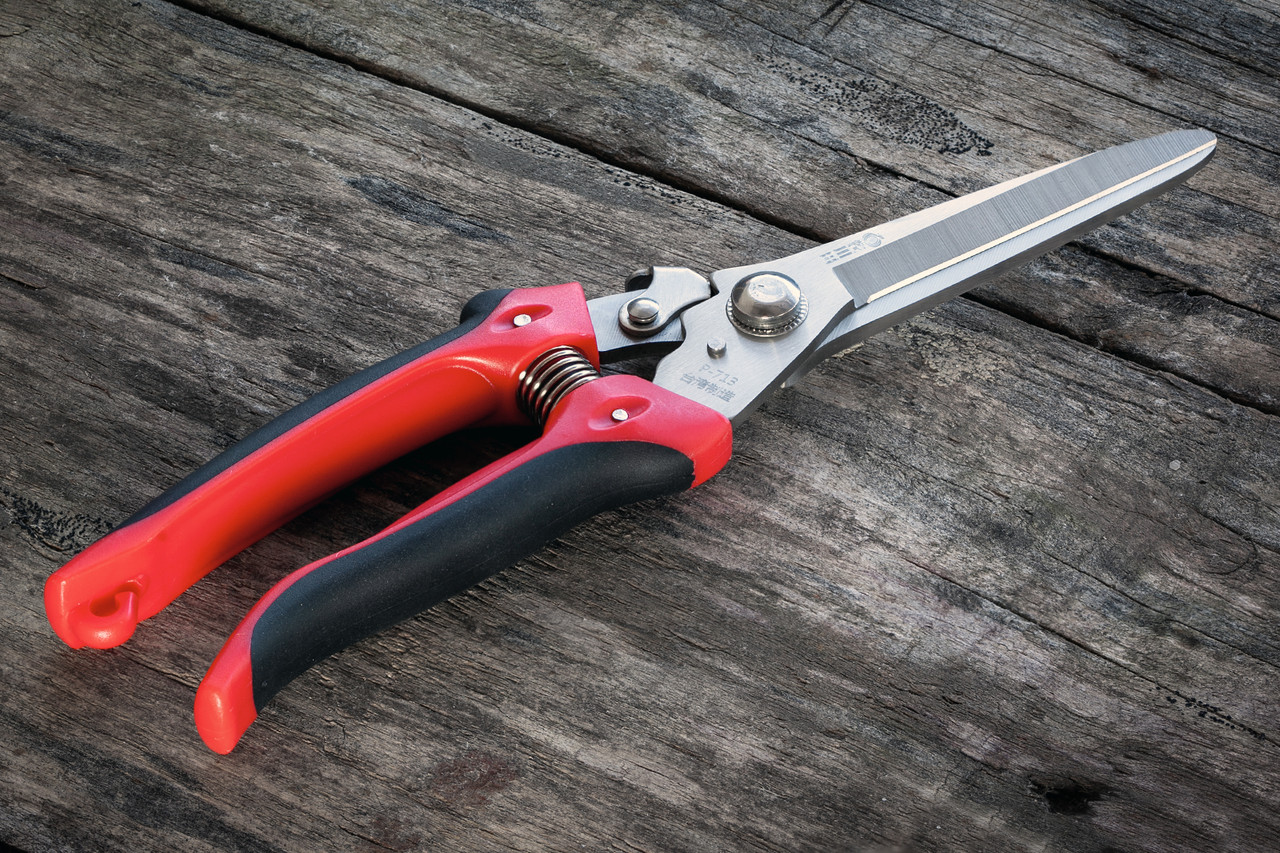 Секатор-ножиці 225 мм Sagawata, садові подовжені з неіржавкої сталі, фото 1