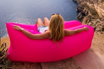 Надувний лежак "Lazmac" універсальний диван-крісло лежак для відпочинку та походів